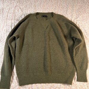 J. Crew Womens Olive Green Sweater